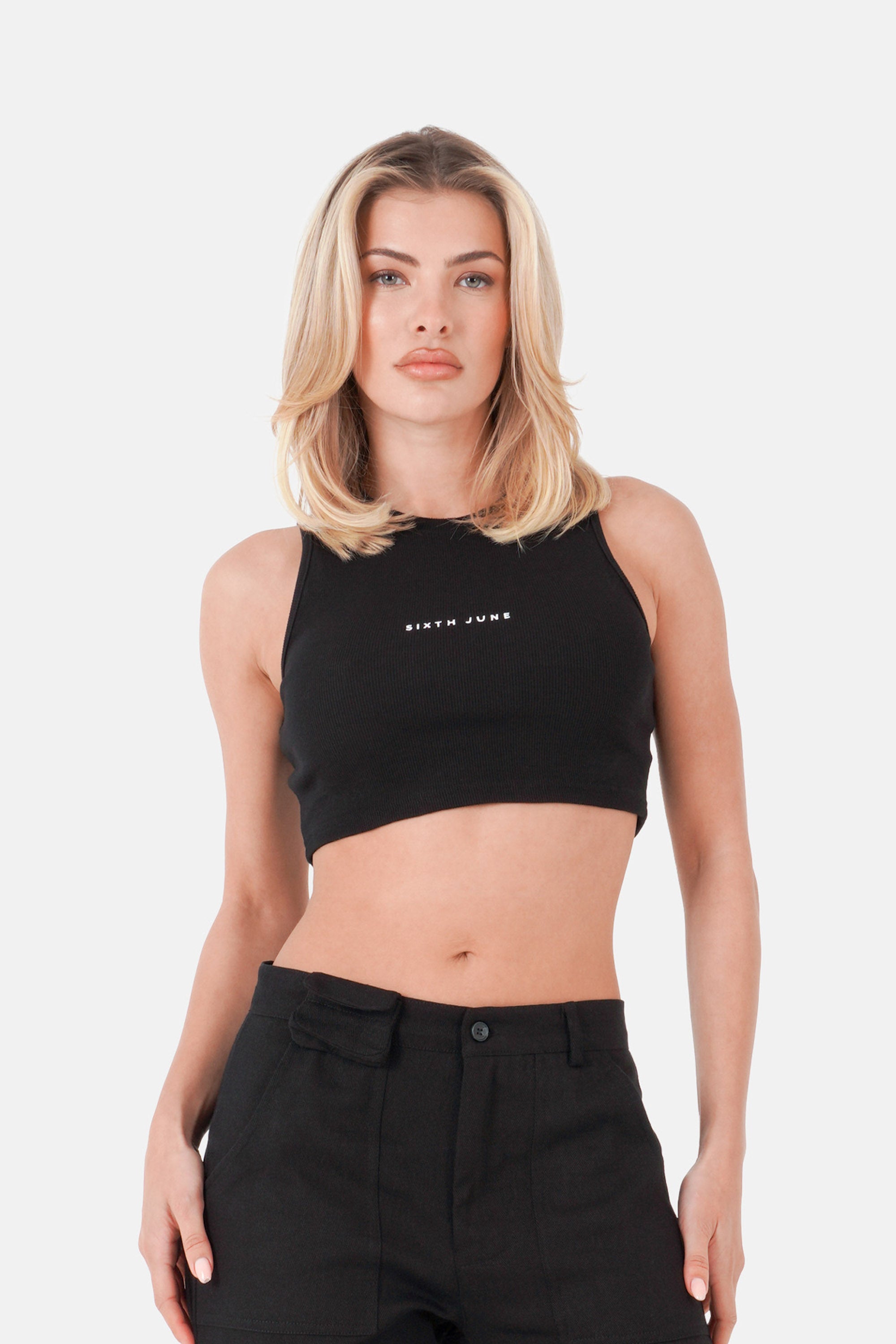 Bottom June RIBBED basic w/s top – Sixth June