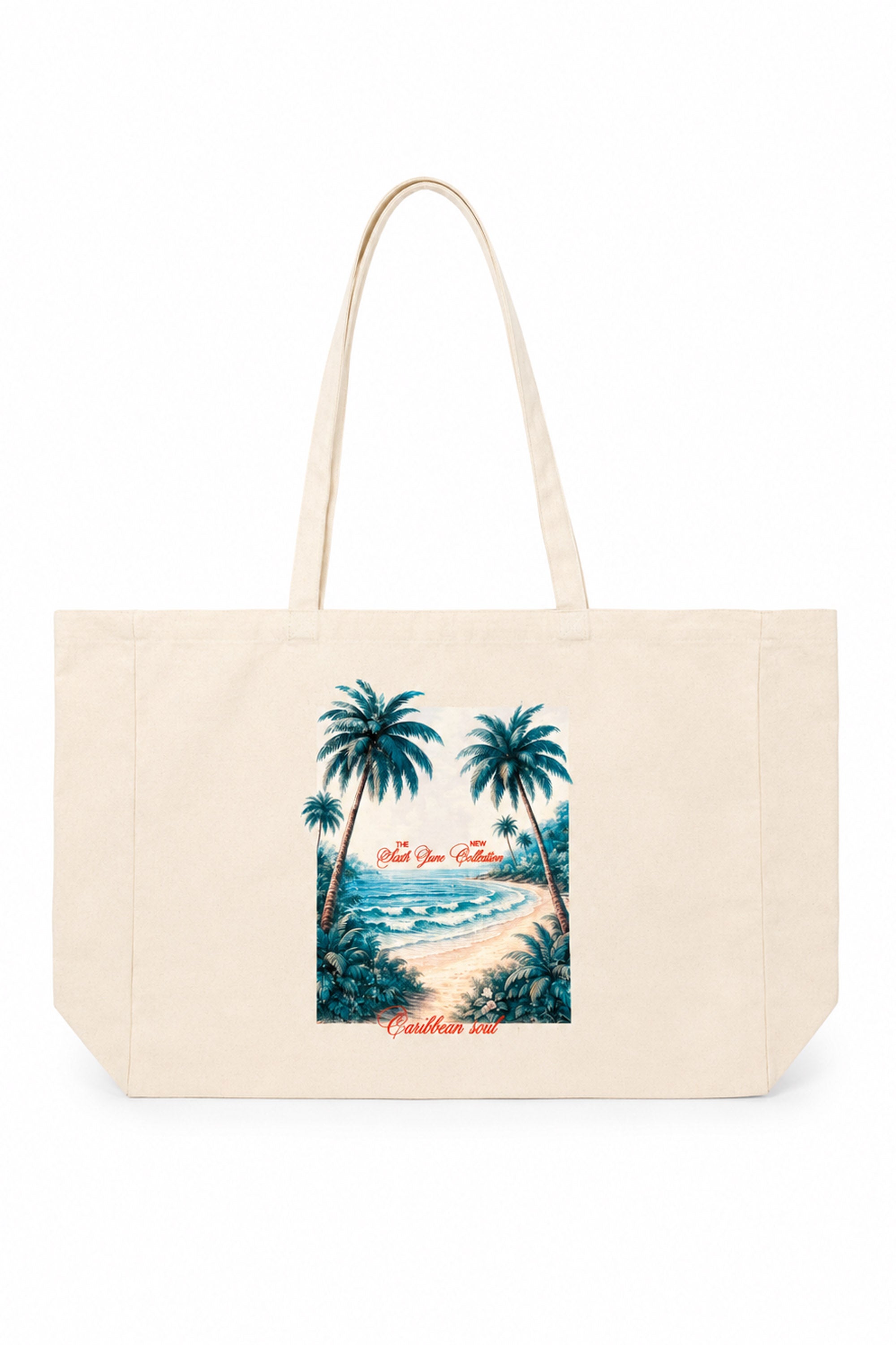 CARIBBEAN SOUL logo tote bag