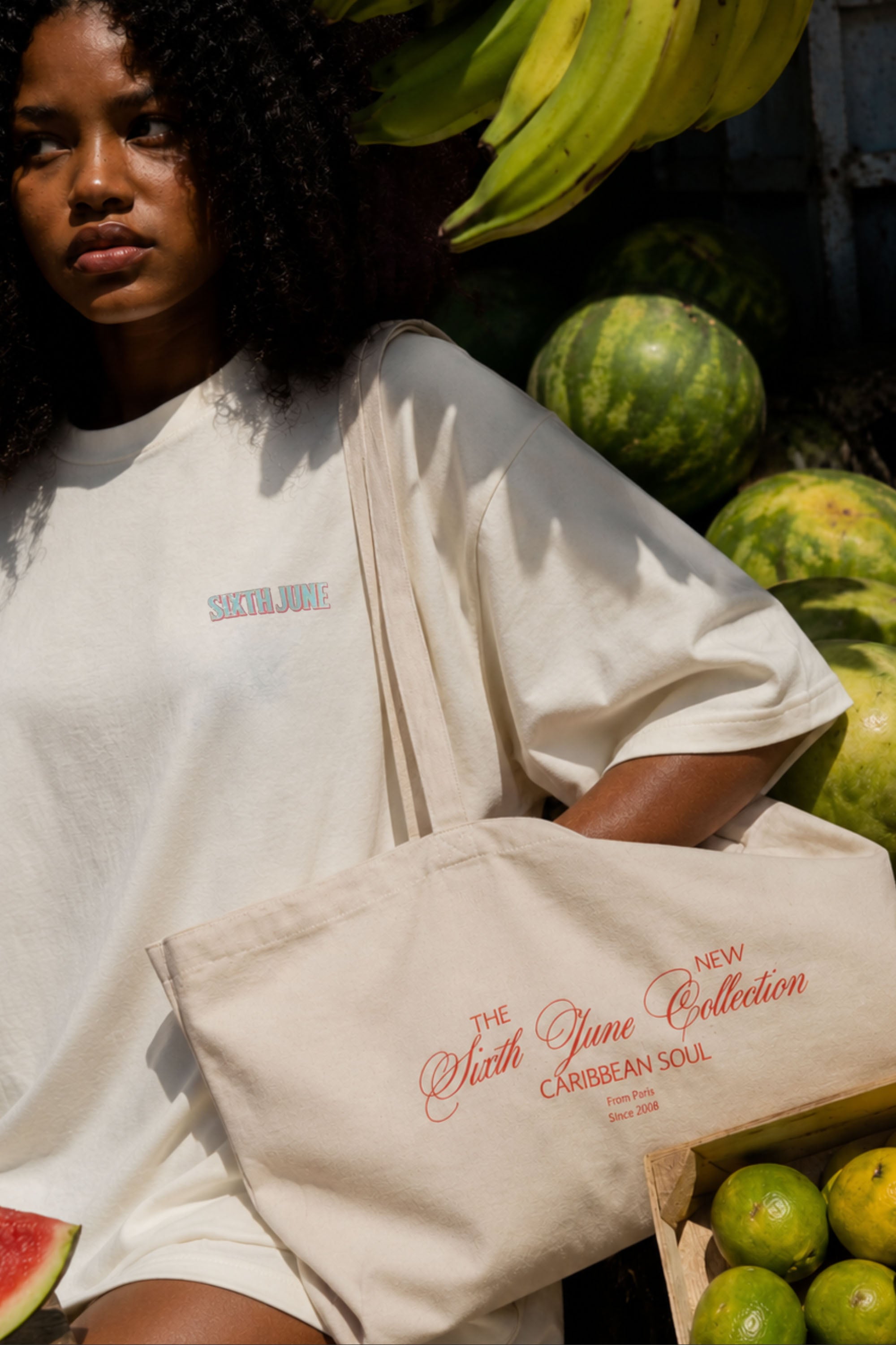 CARIBBEAN SOUL logo tote bag