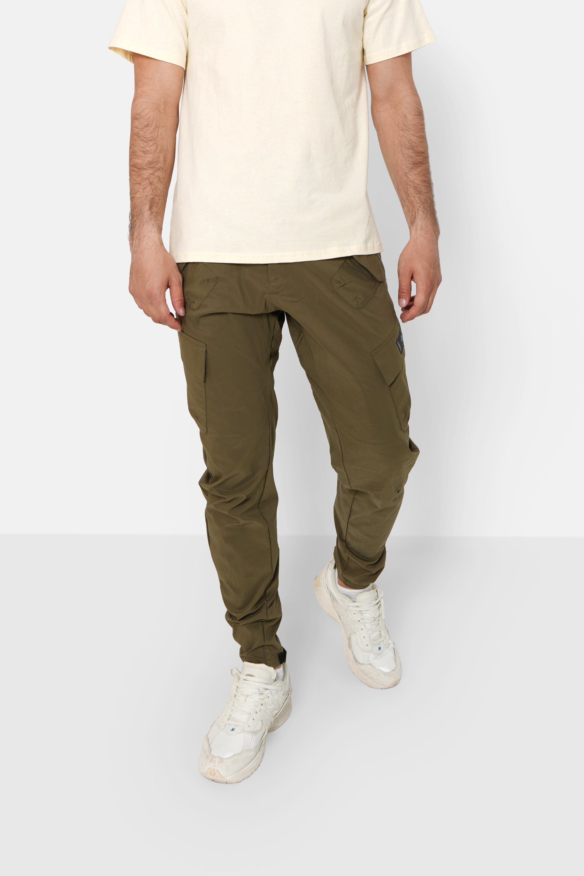 Cargo multi pockets joggers Khaki