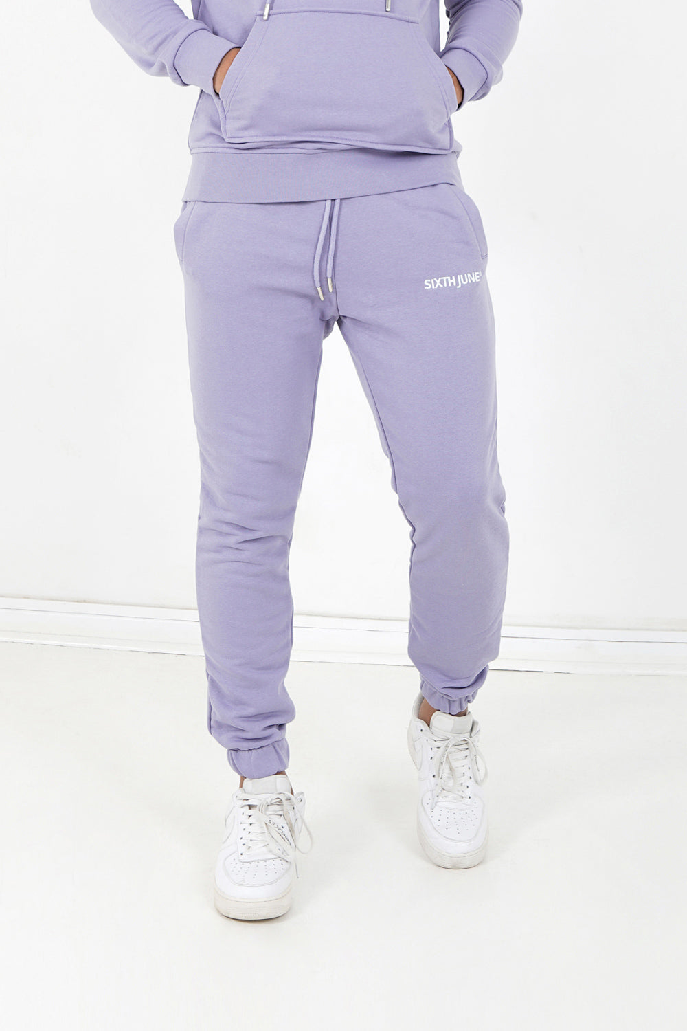 Jogging soft logo brodé Violet