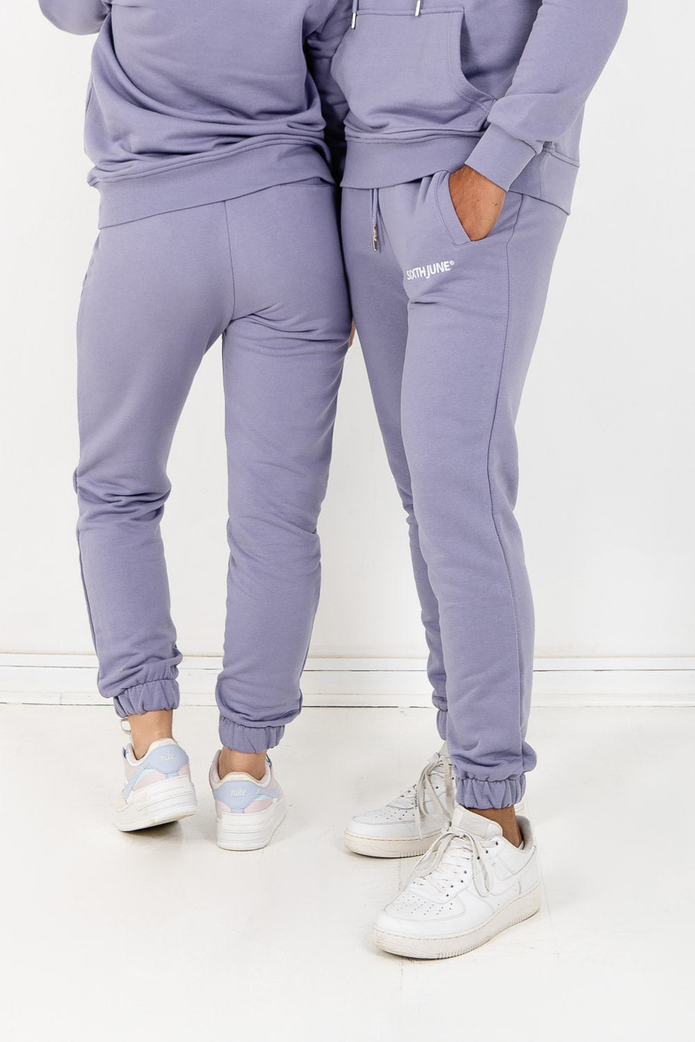 Jogging soft logo brodé Violet