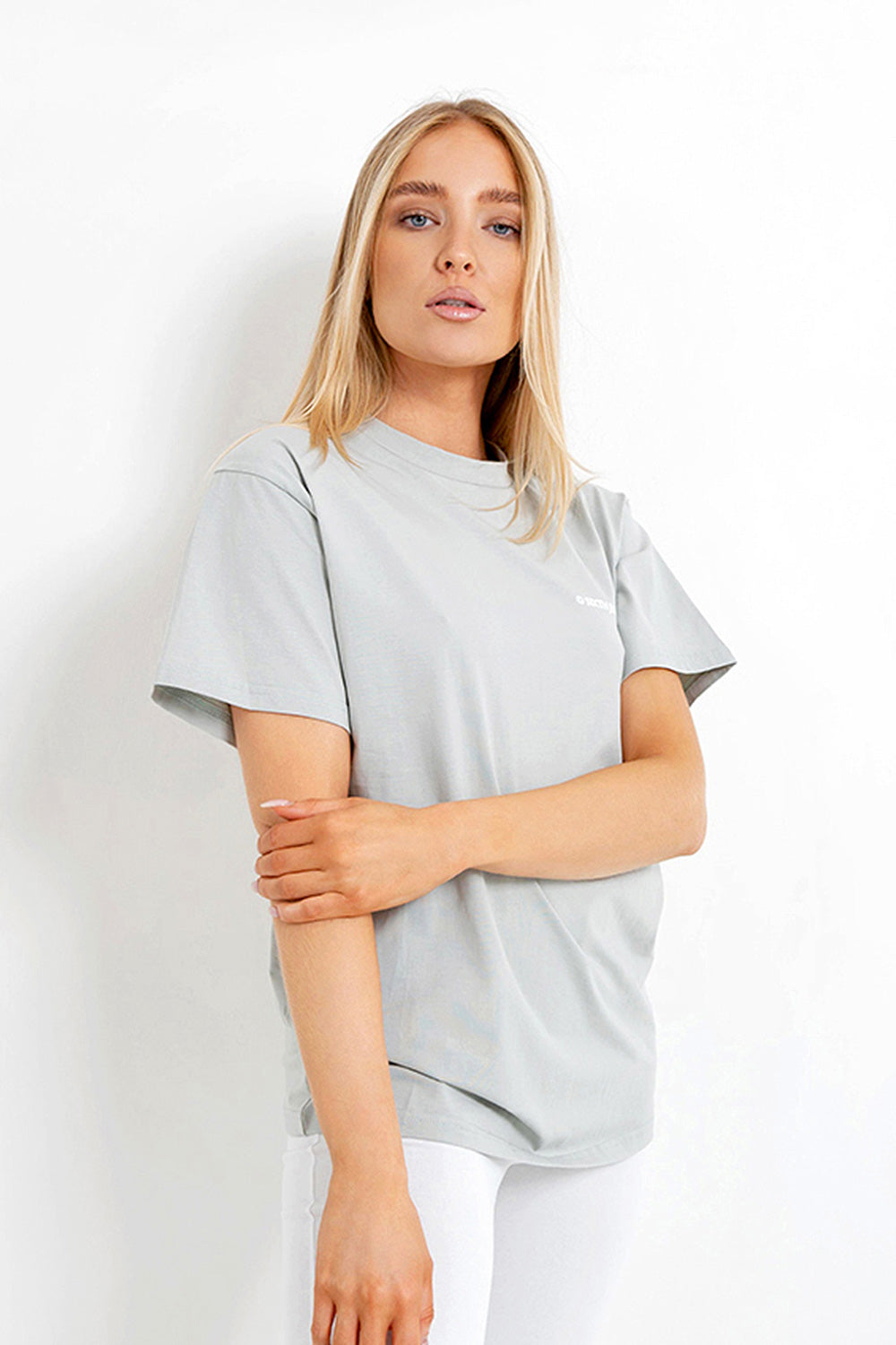 T-shirt double logo Vert