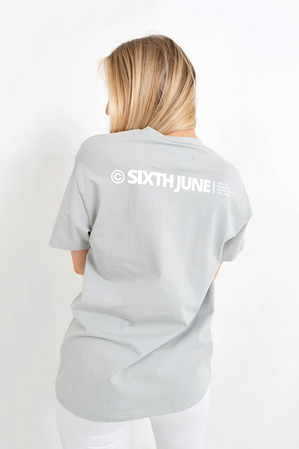 T-shirt double logo Vert