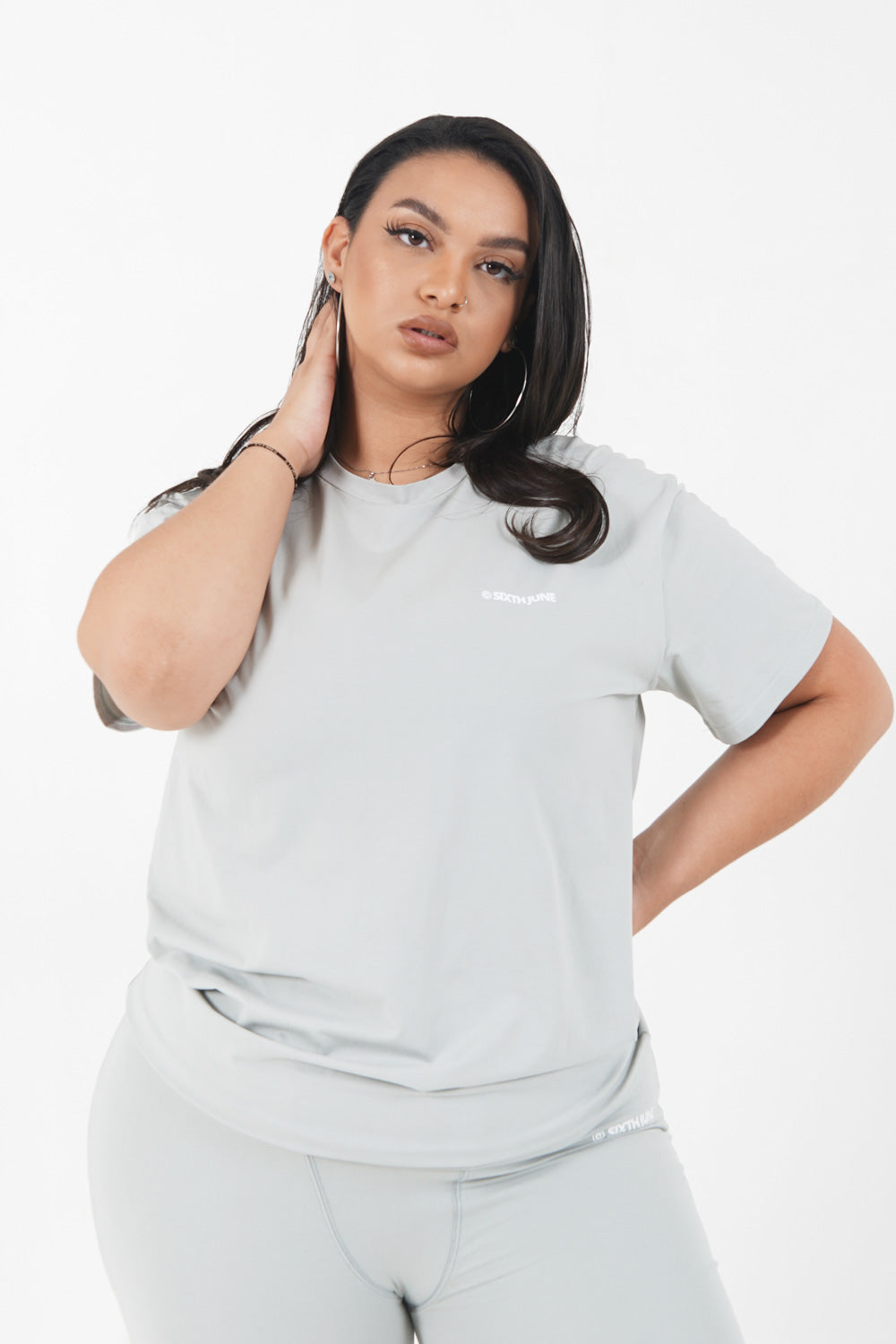 T-shirt double logo Vert