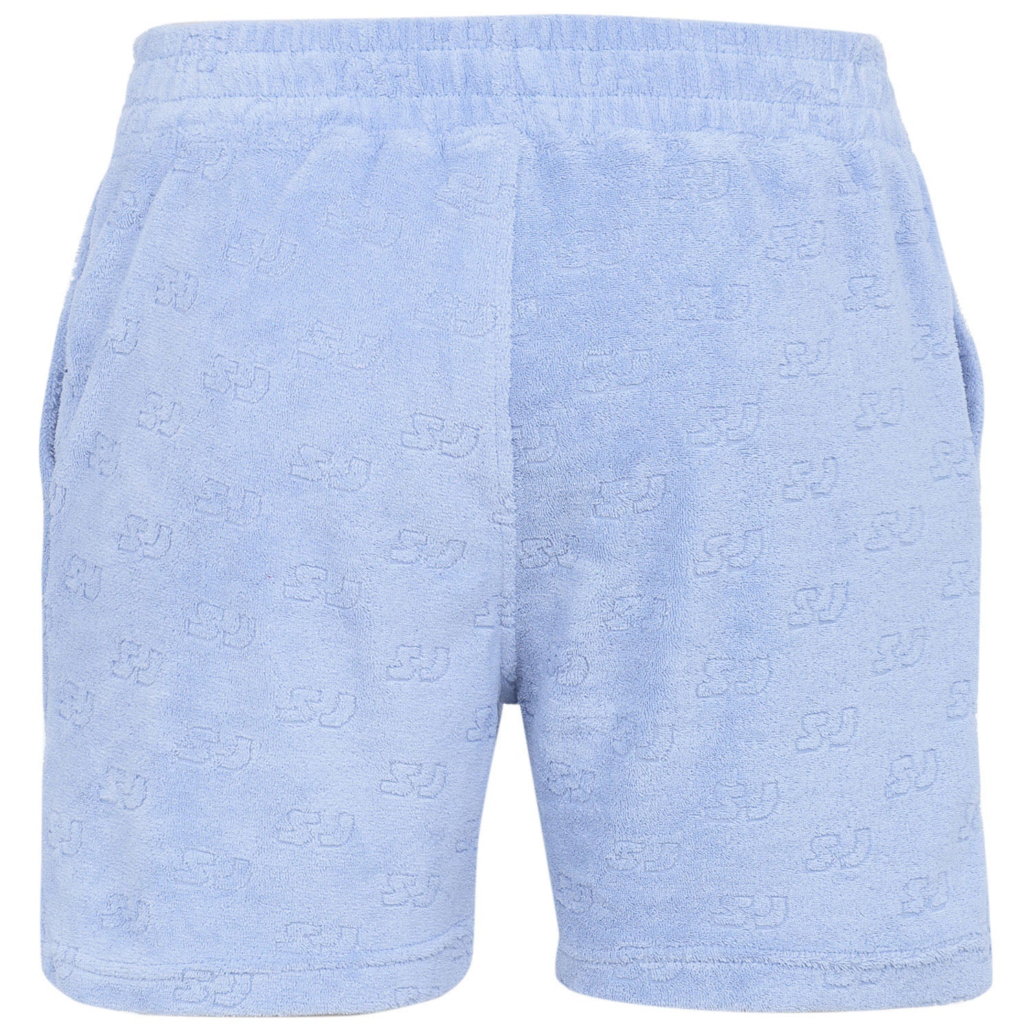 Sixth June - Short monogramme towel Bleu clair