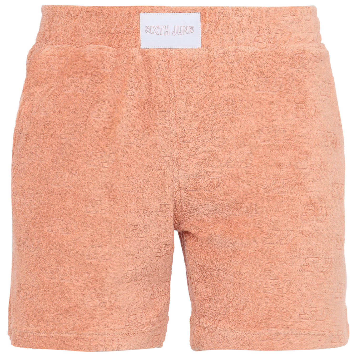 Sixth June - Short monogramme towel Orange