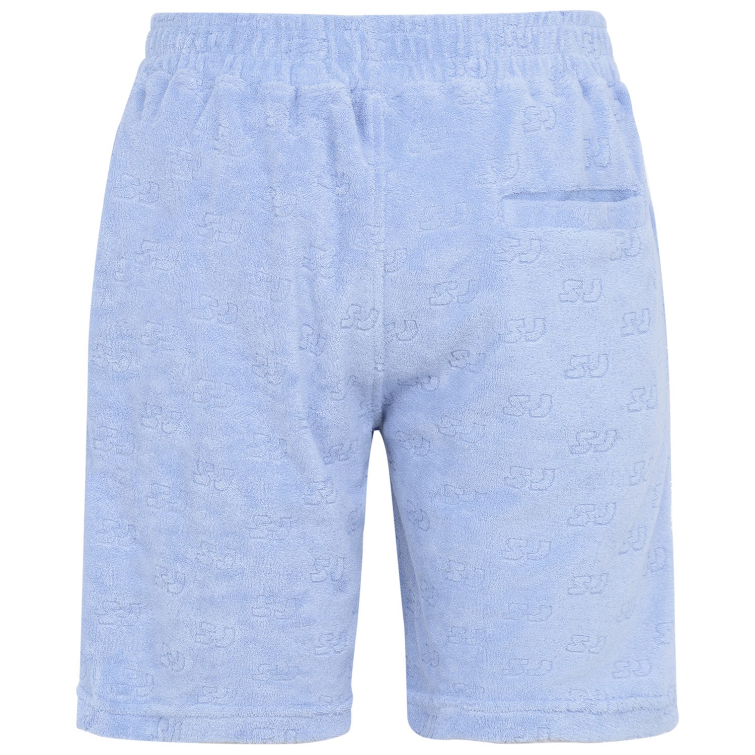 Sixth June - Short towel monogramme Bleu clair