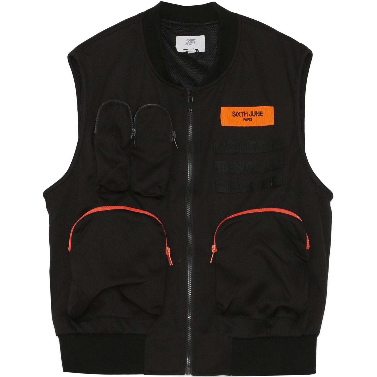 Utility pocket jacket black