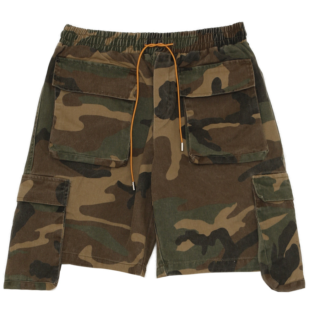 Sixth June - Short poche cargo militaire kaki