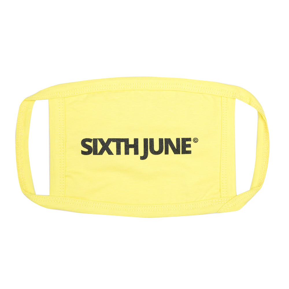 Sixth June - Masque logo Sixth June jaune