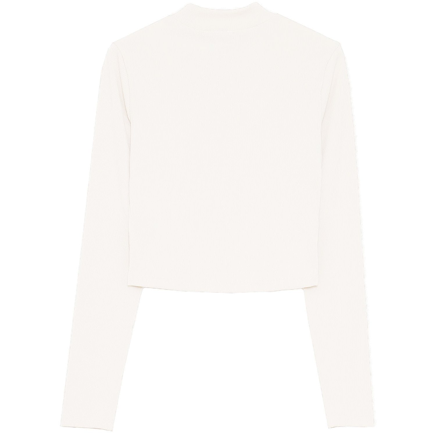 Beigefarbenes, kurzes Oberteil mit Logo