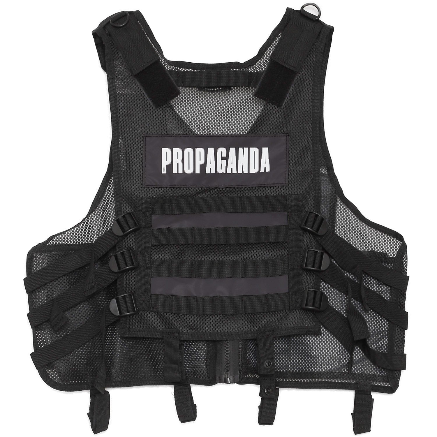 Gilet tactique réfléchissant propaganda noir