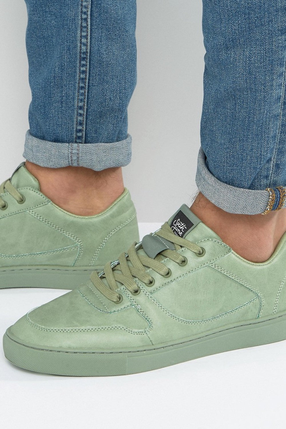 Sixth June - Sneakers Seed Essential vert olive