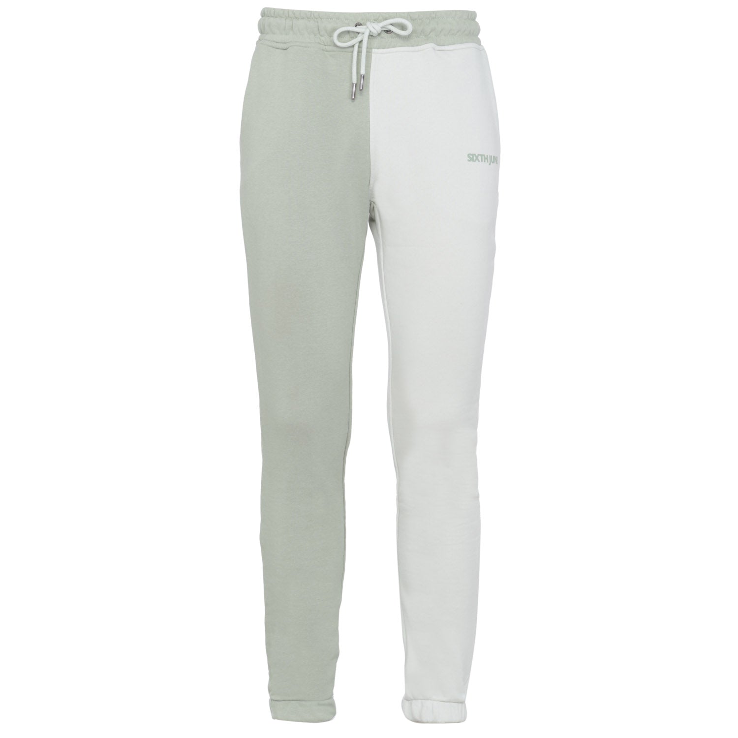 Sixth June - Jogging bicolore logo Vert clair