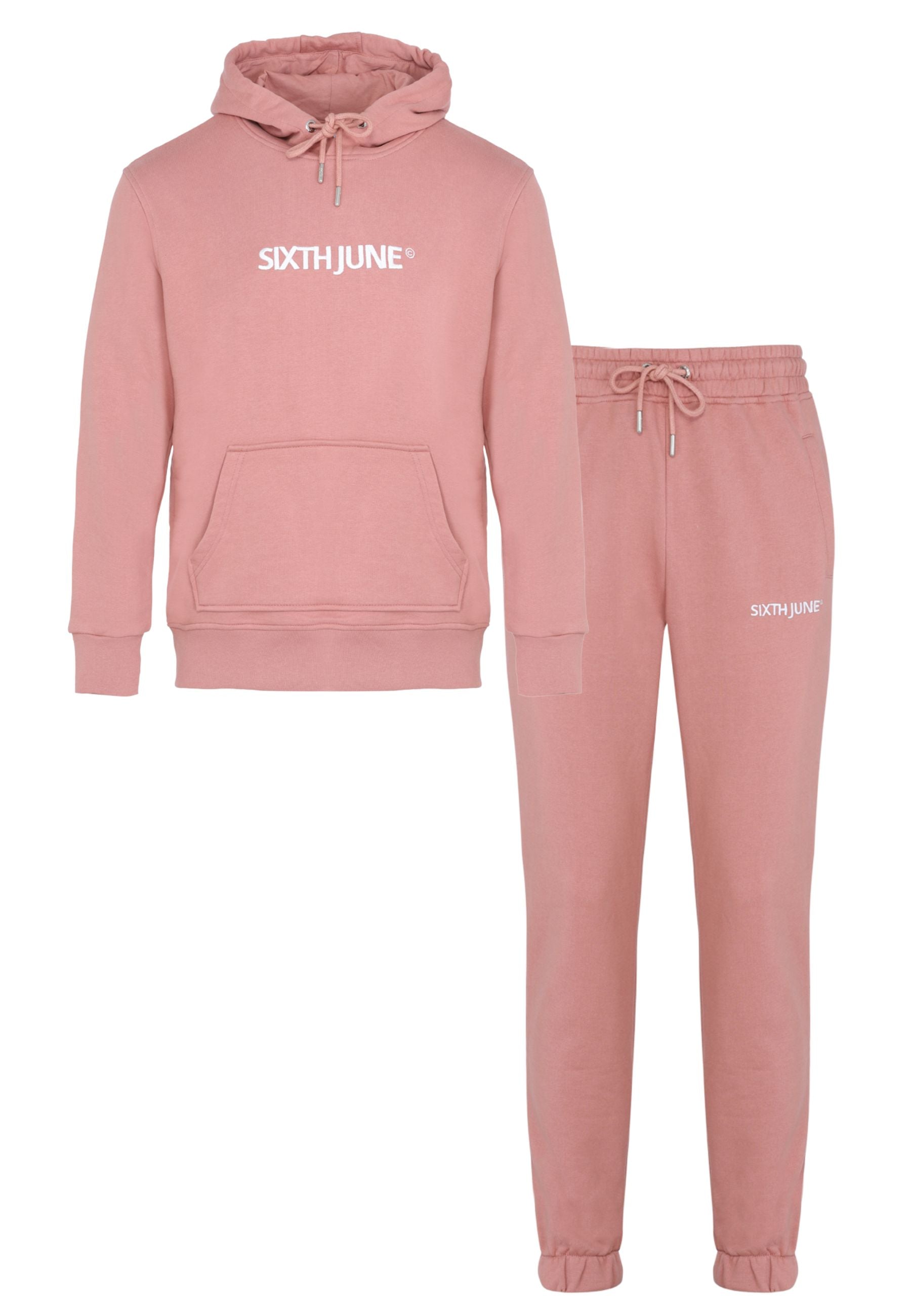 Sweatshirt Sixth June Jogging Joggers Hoodie Logo Embroidered Dark