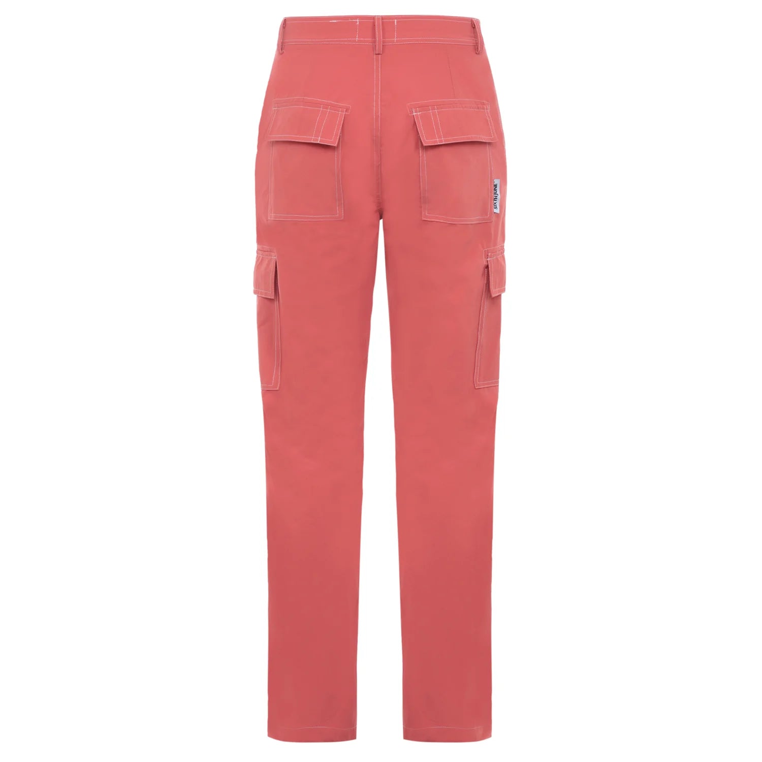 Sixth June - Pantalon fluide cargo Rose foncé