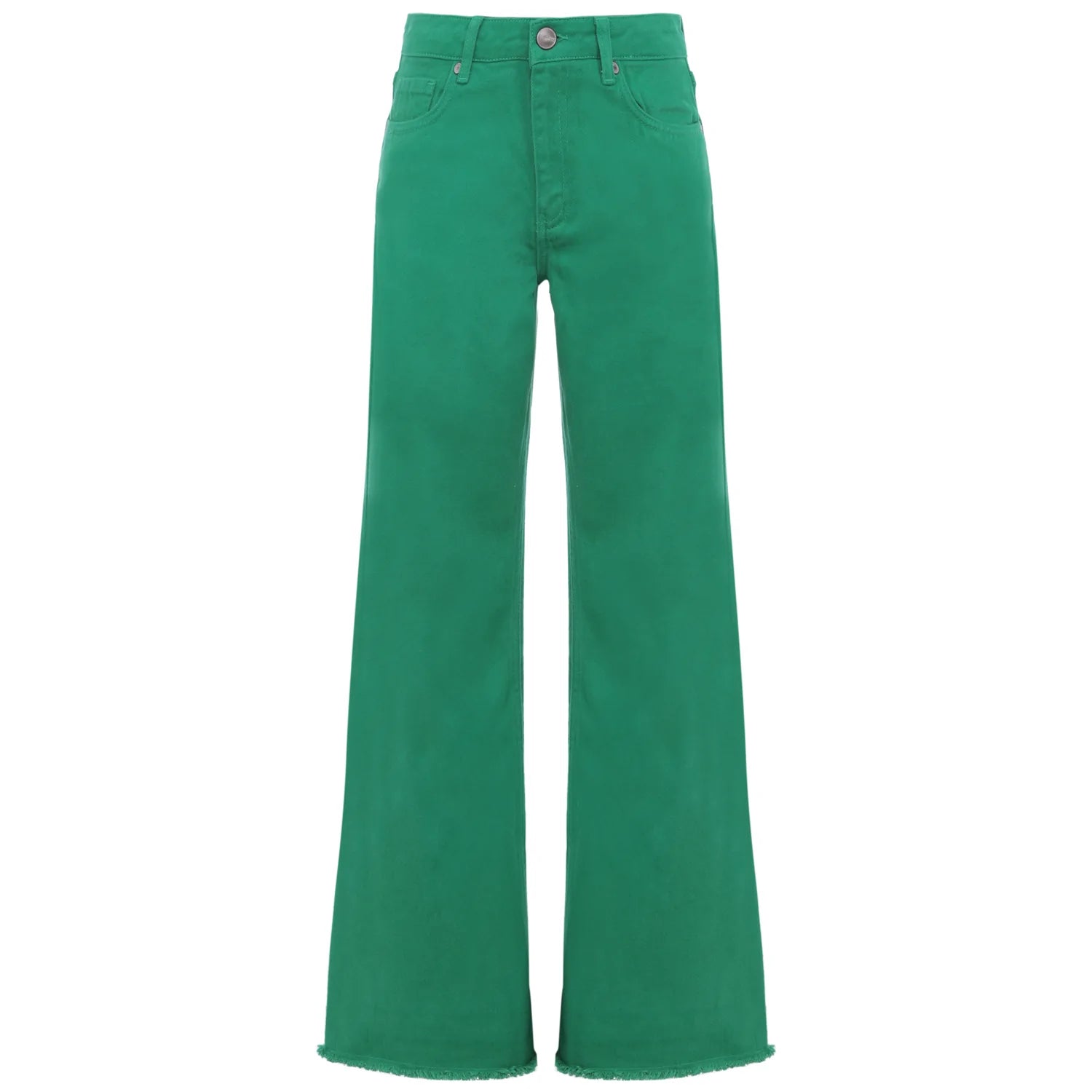 Sixth June - Jean uni large Vert foncé