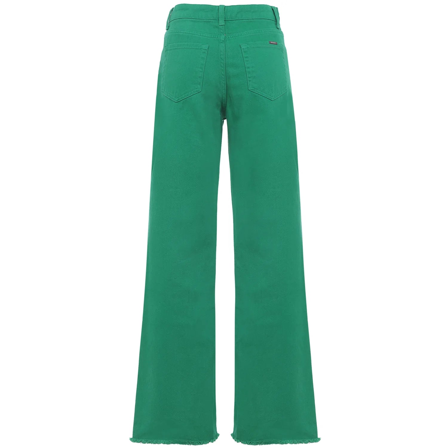 Sixth June - Jean uni large Vert foncé