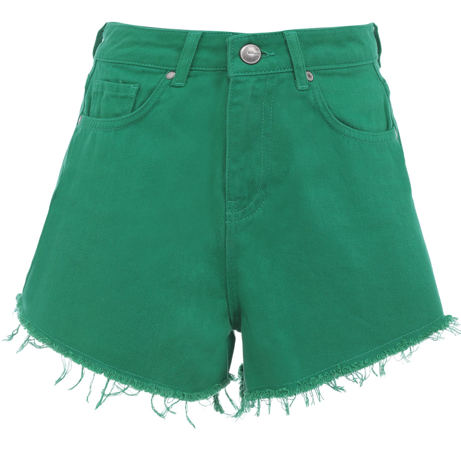 Short uni effilé Vert foncé
