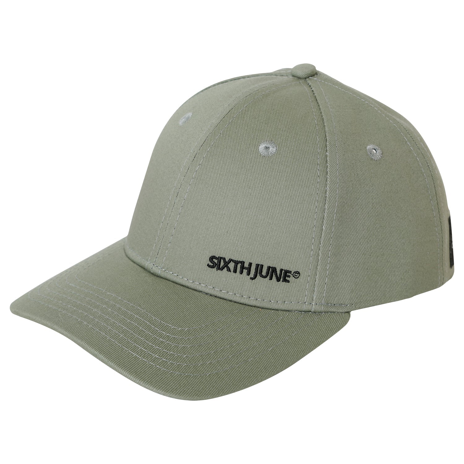 Sixth June - Casquette logo brodé mixte Vert kaki