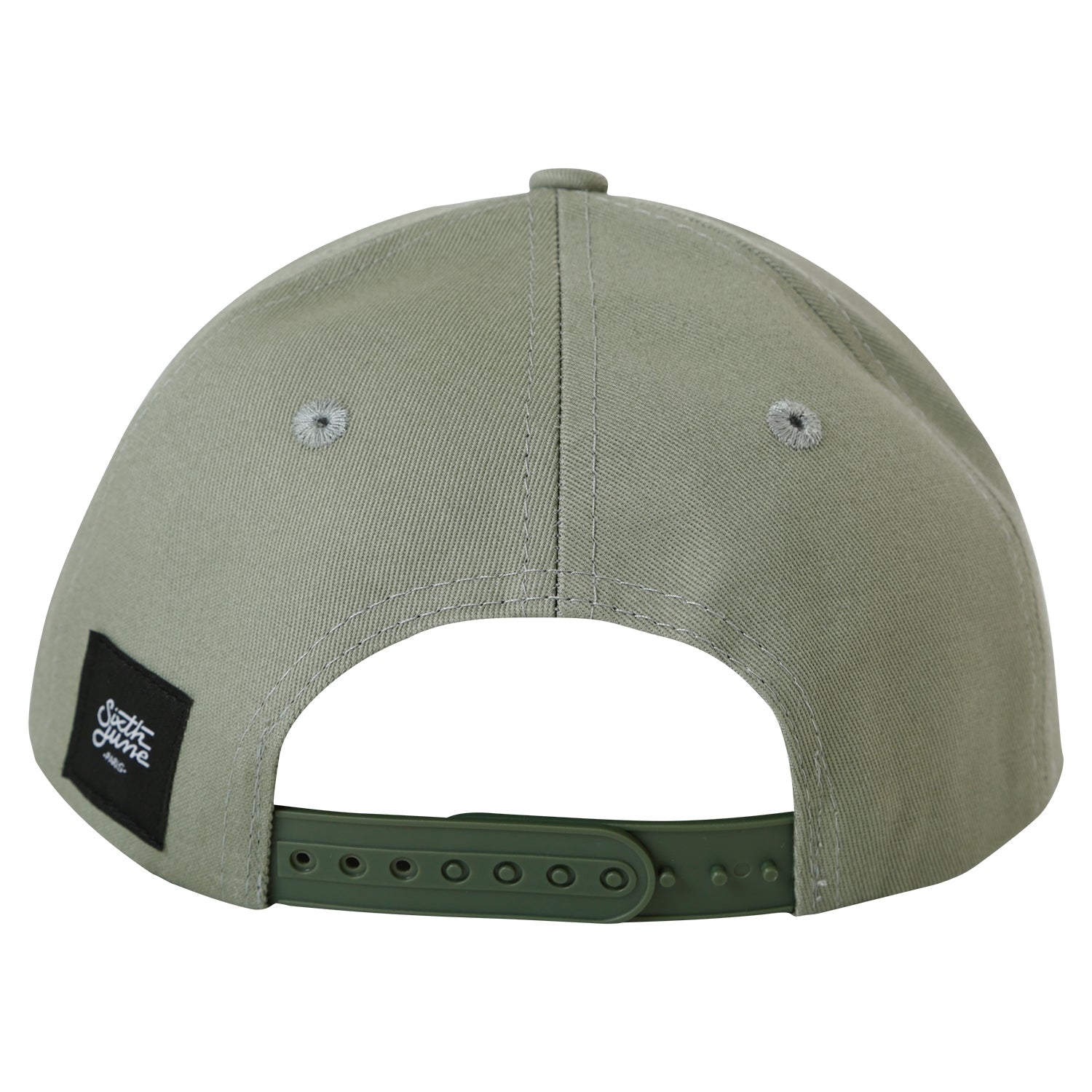 Sixth June - Casquette logo brodé mixte Vert kaki