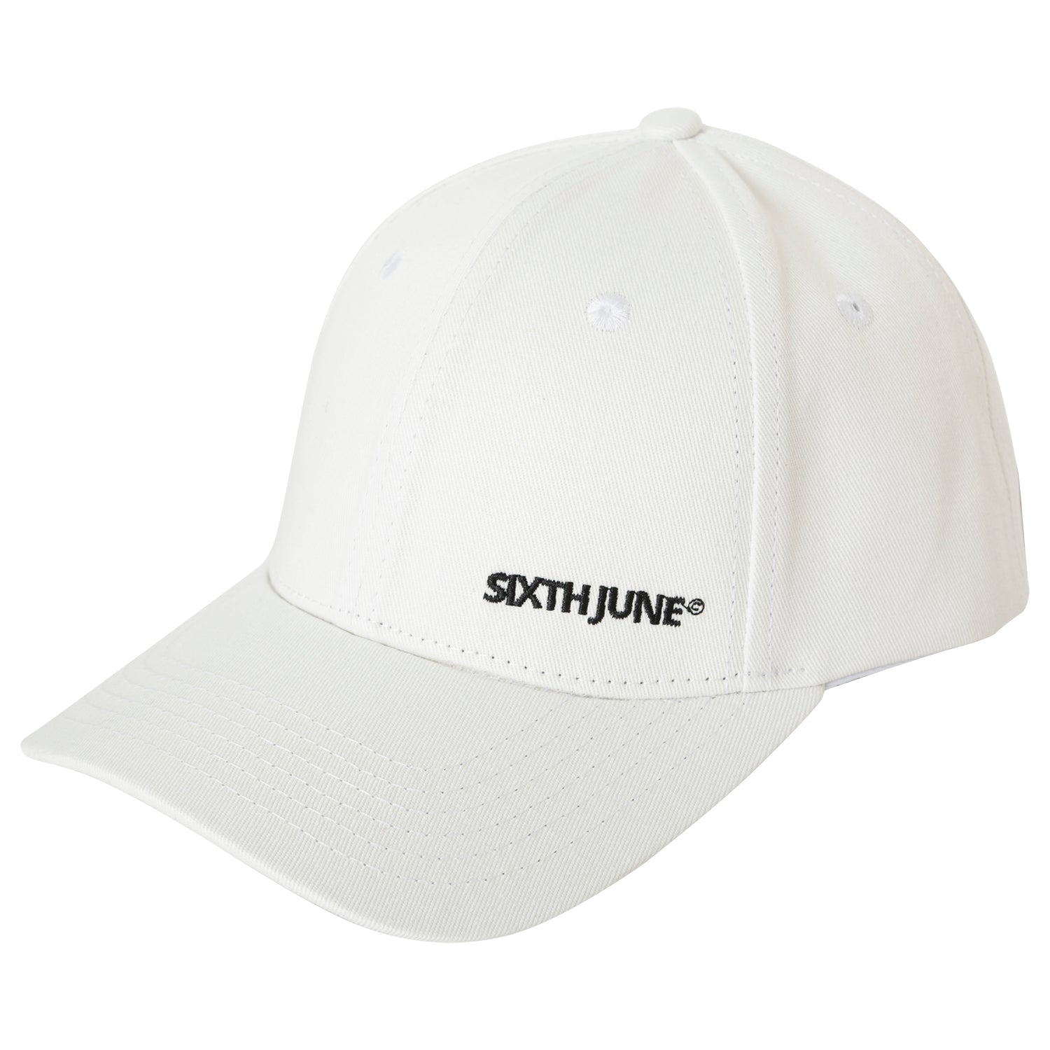 Sixth June - Casquette logo brodé mixte Blanc cassé