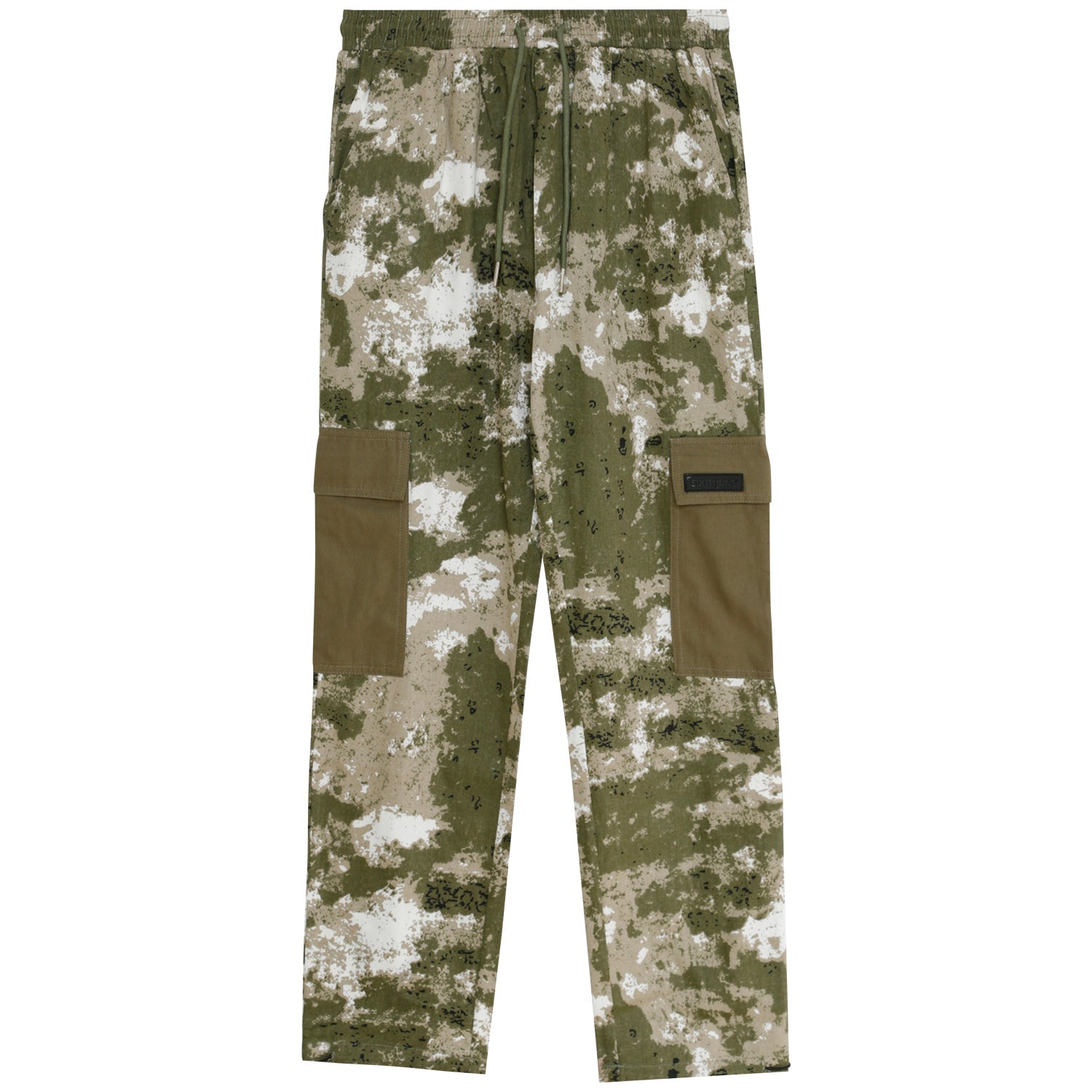Sixth June - Pantalon cargo militaire Vert kaki