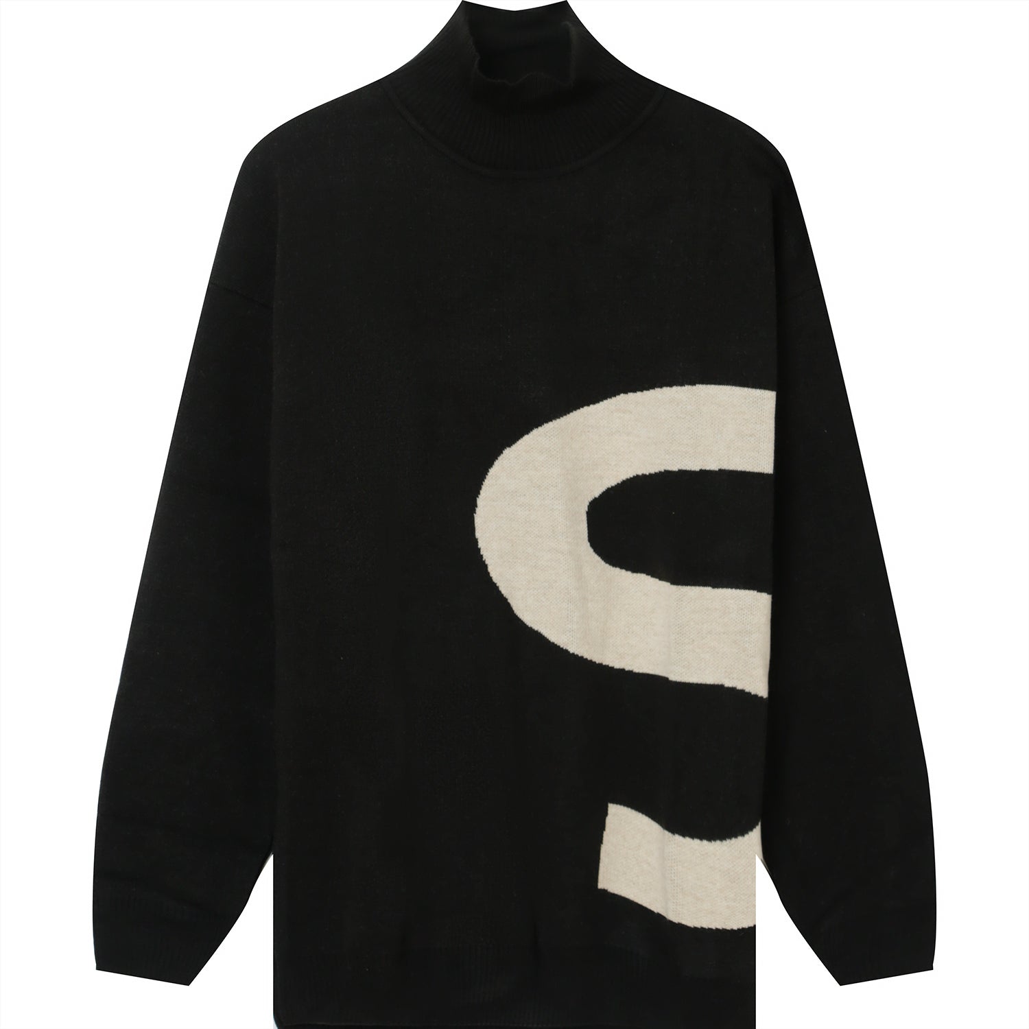 Sixth June - Pull maille logo asymétrique Noir