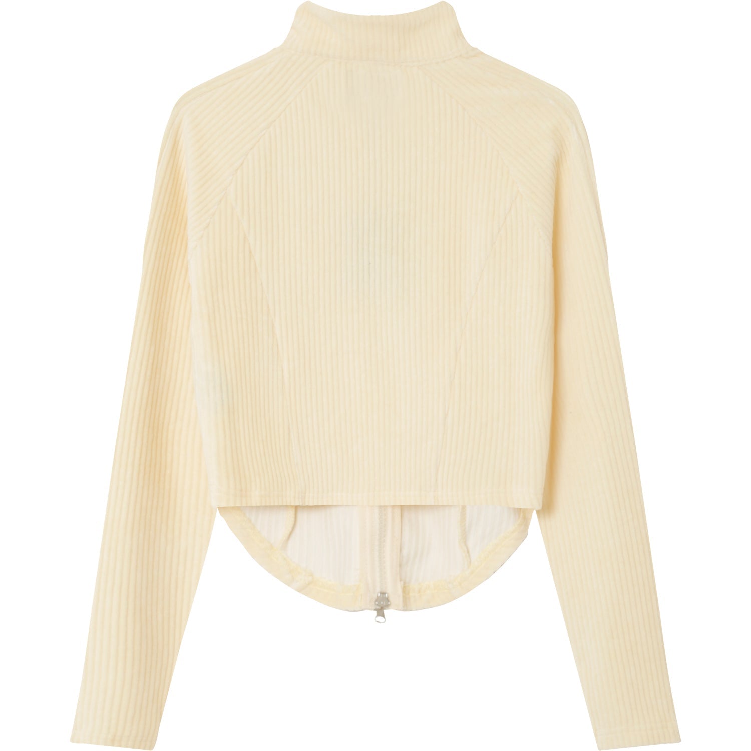 Sixth June - Veste velours corset Beige clair