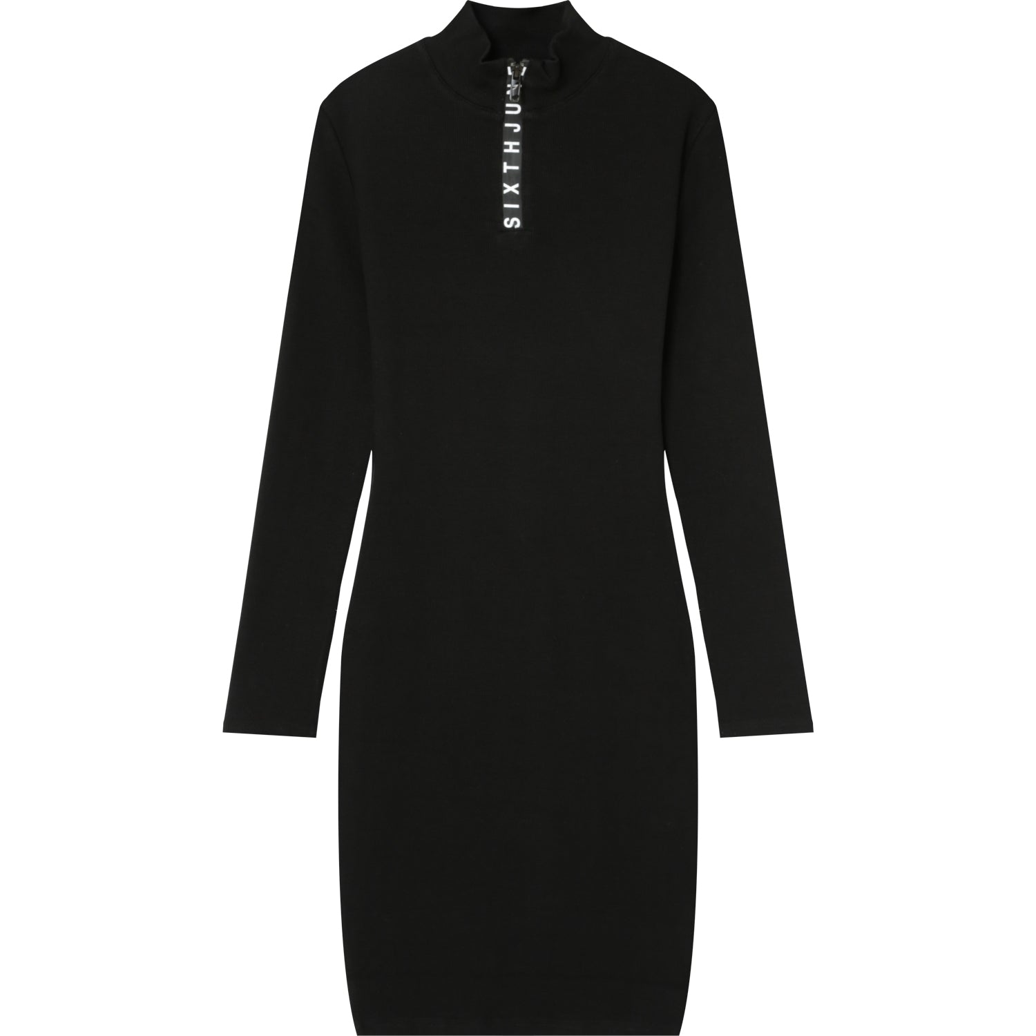 Sixth June - Robe manches longues zippée Noir