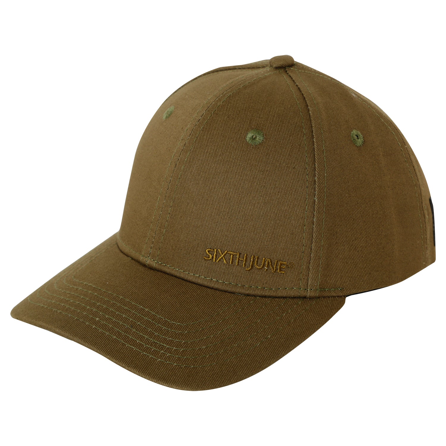 Sixth June - Casquette logo broderie mixte Vert kaki