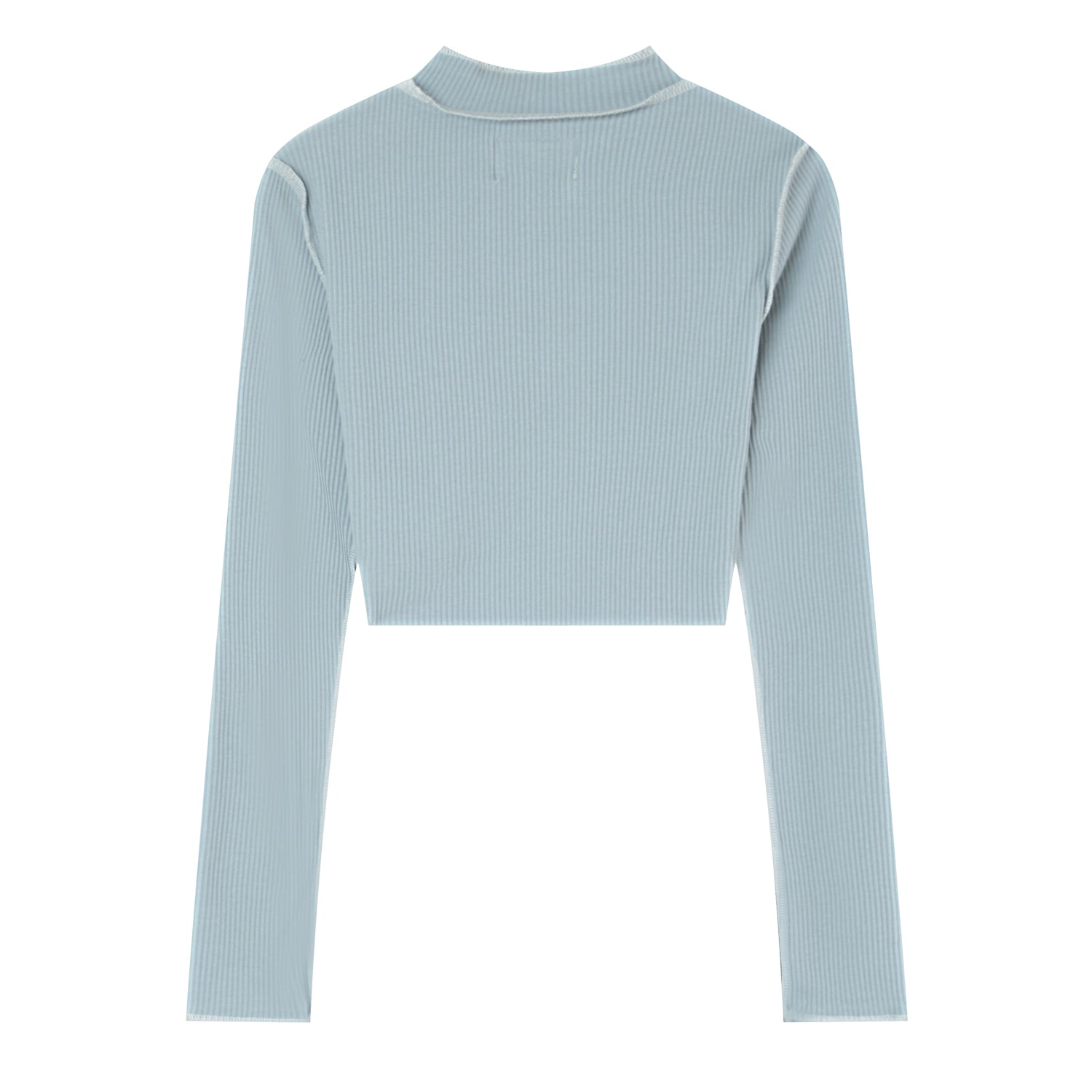 Sixth June - Top couture surfilée Bleu clair