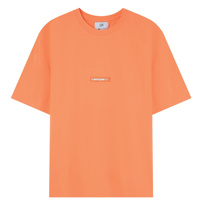 Sixth June - T-shirt grand logo Orange