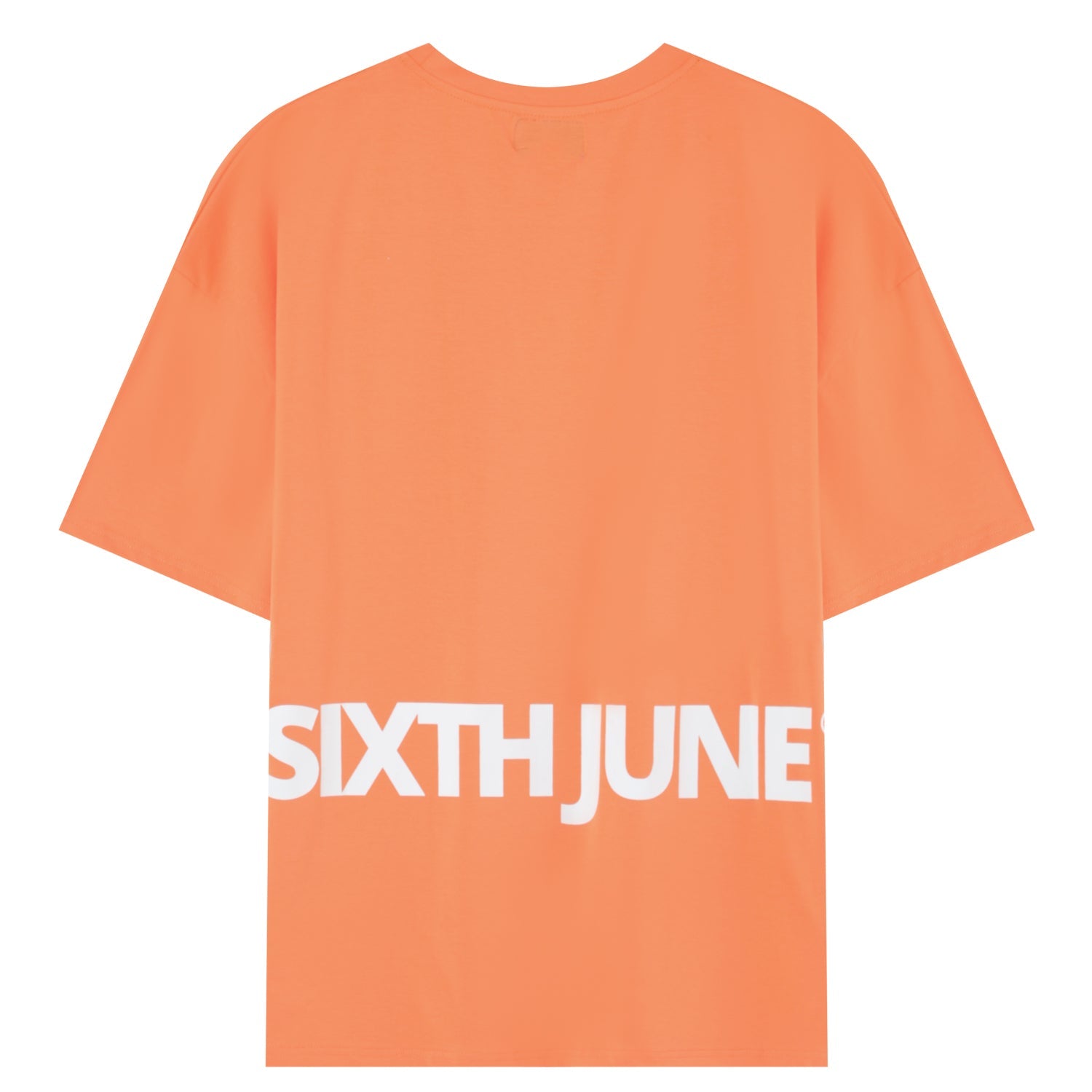 Sixth June - T-shirt grand logo Orange