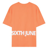 Sixth June - T-shirt grand logo Orange