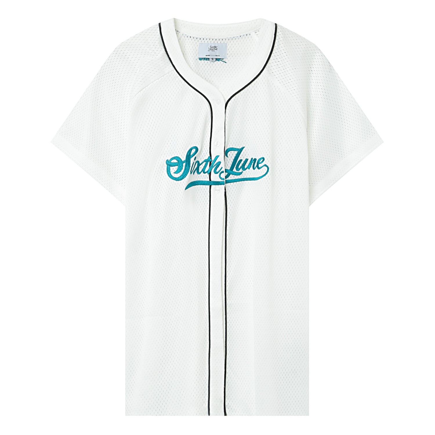 Sixth June - Chemise mesh oversize signature Blanc