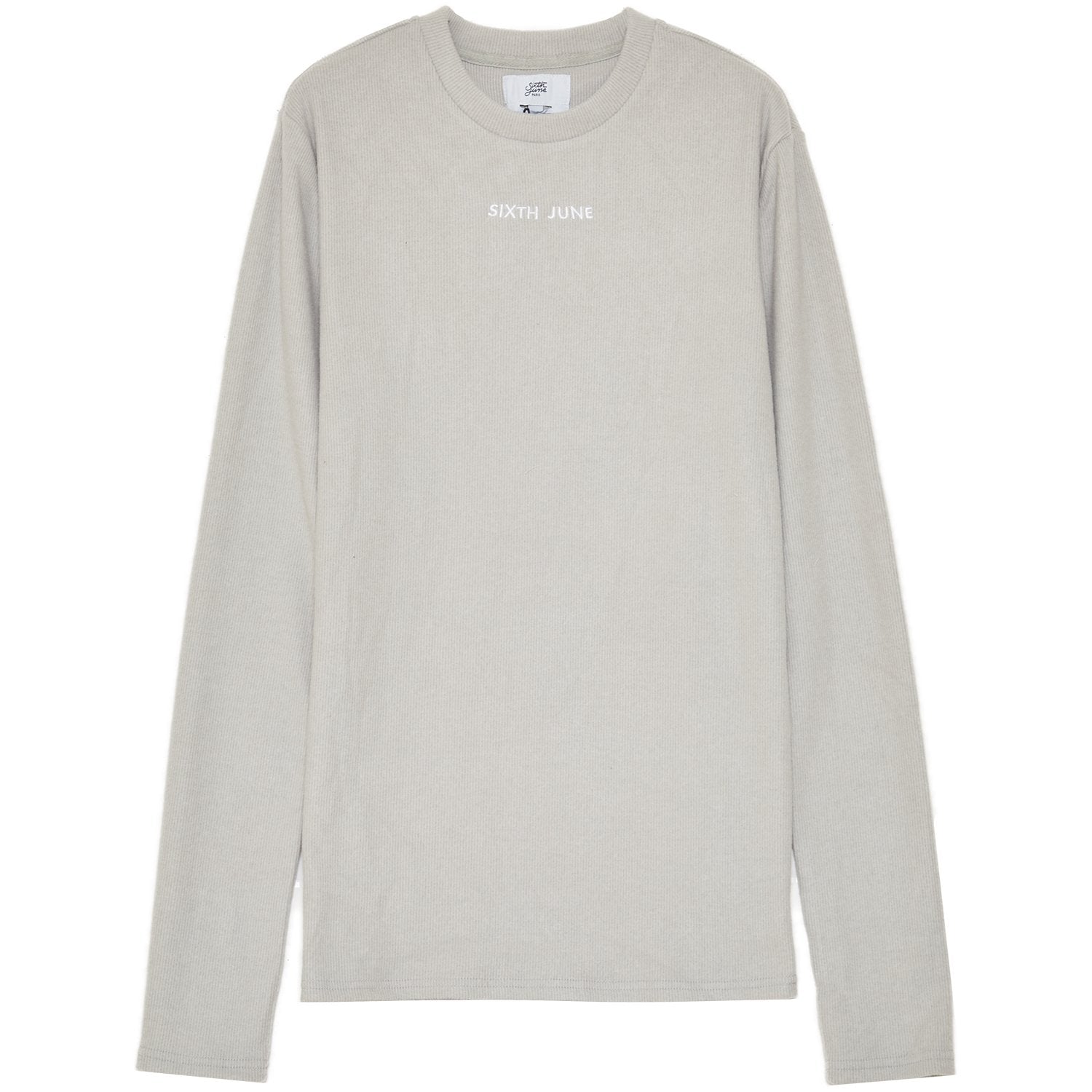 Sixth June - T-shirt polaire logo Gris clair