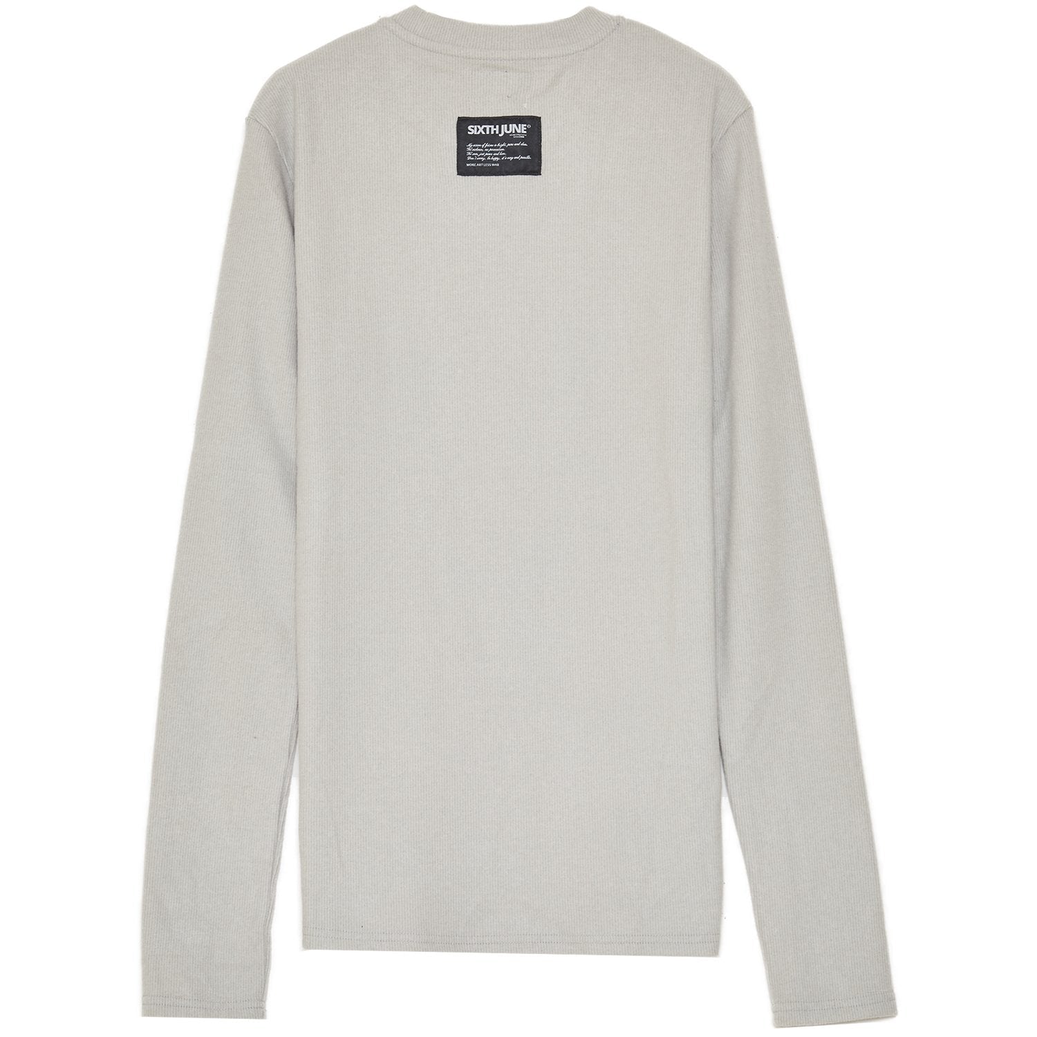 Sixth June - T-shirt polaire logo Gris clair