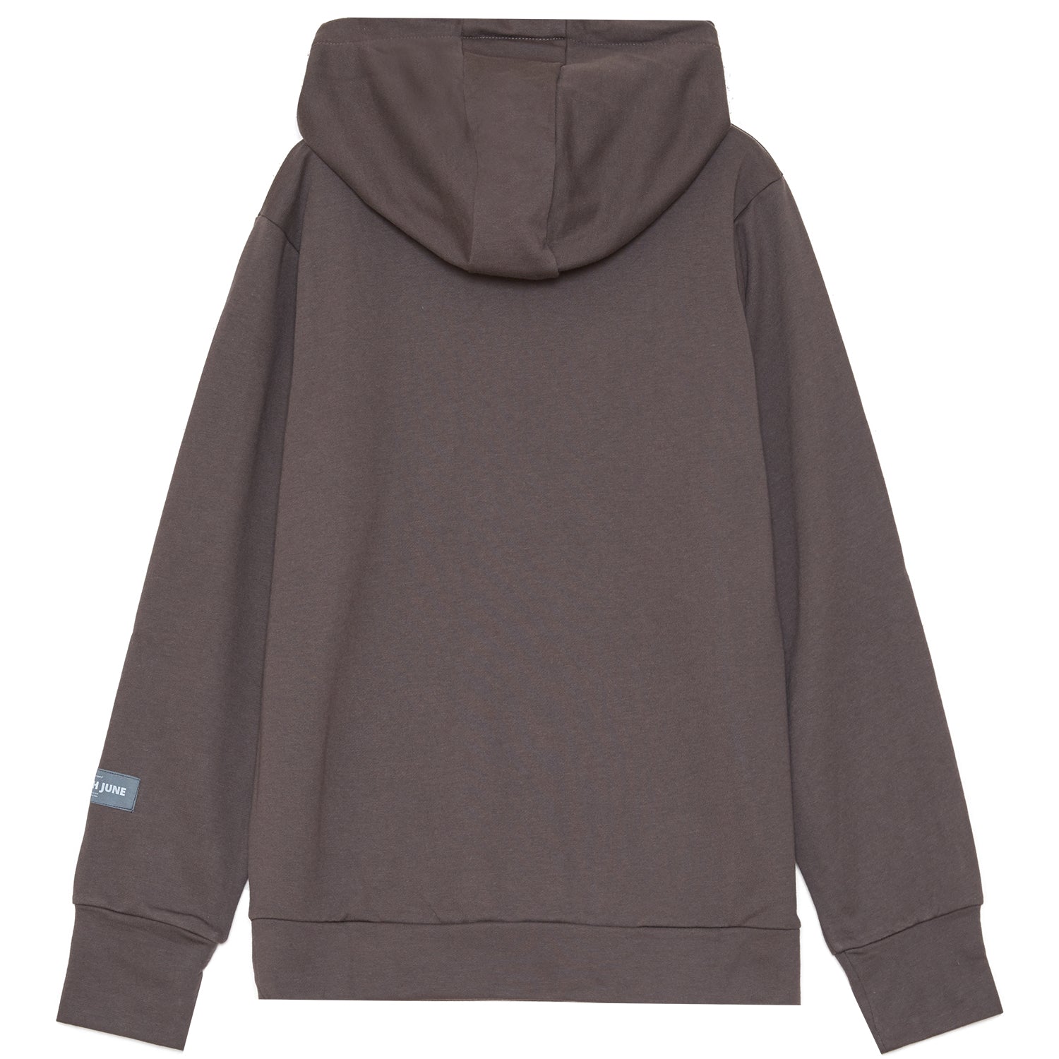 Sixth June - Sweat à capuche basique logo gris foncé