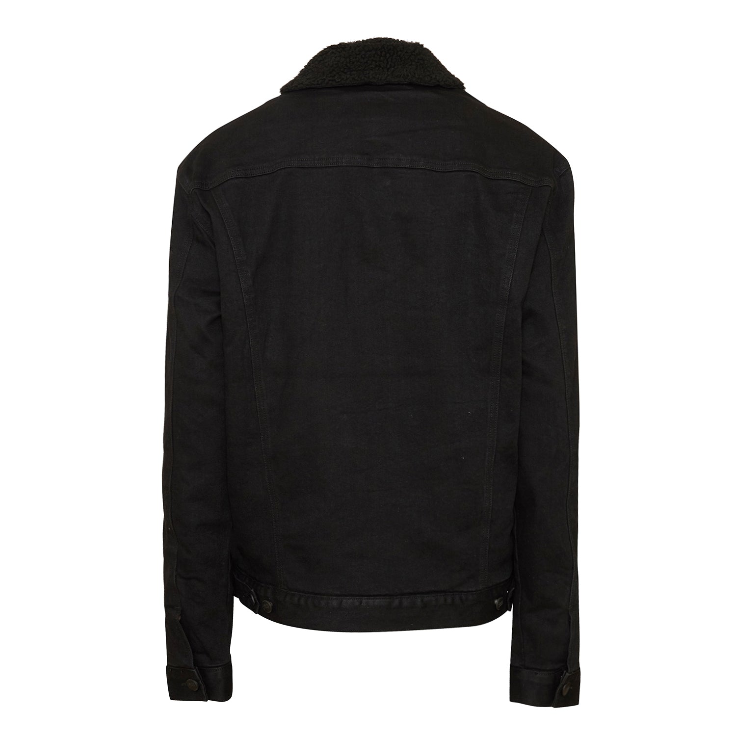 Sixth June - Veste en jean sherpa noir