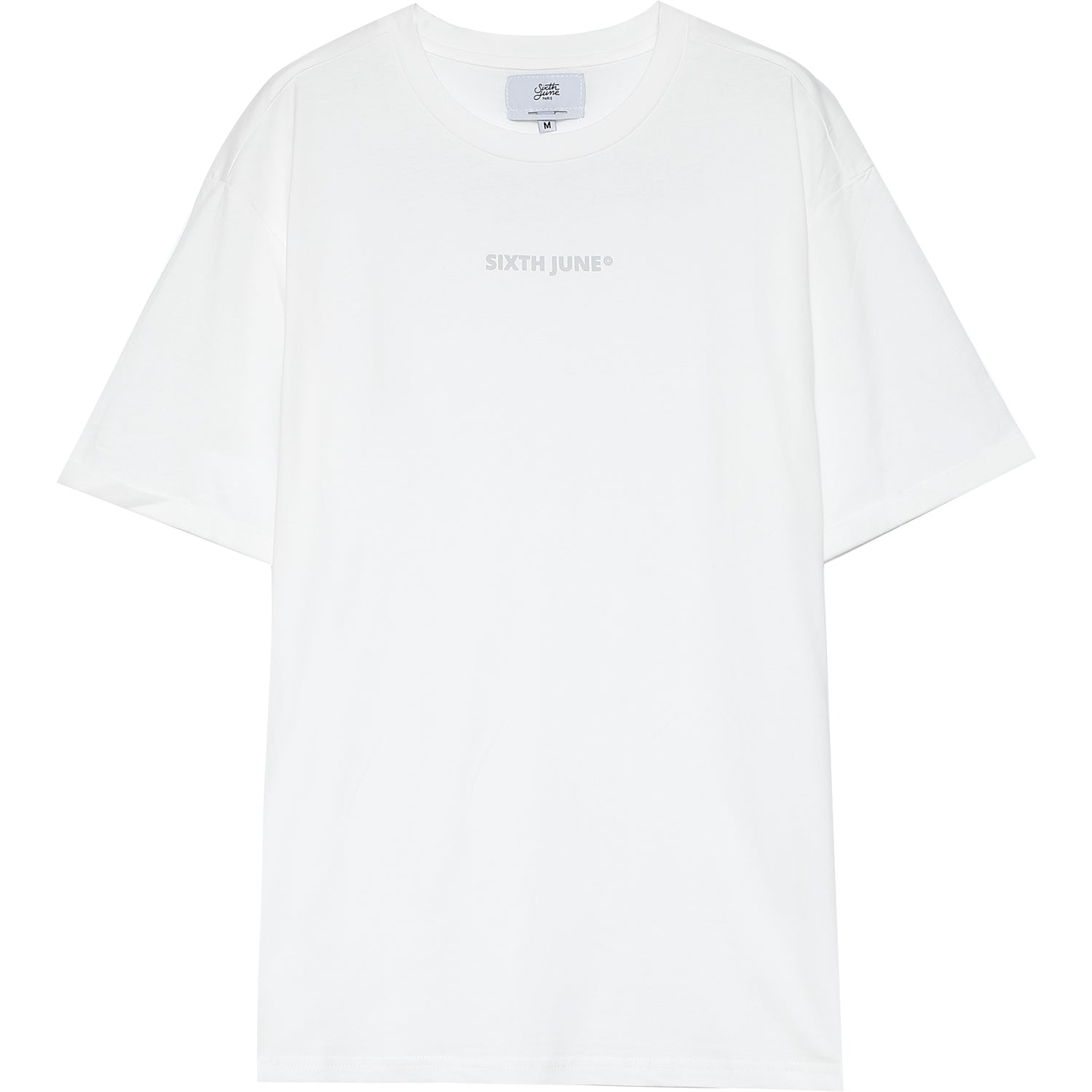 Sixth June - T-shirt basique logo manches blanc