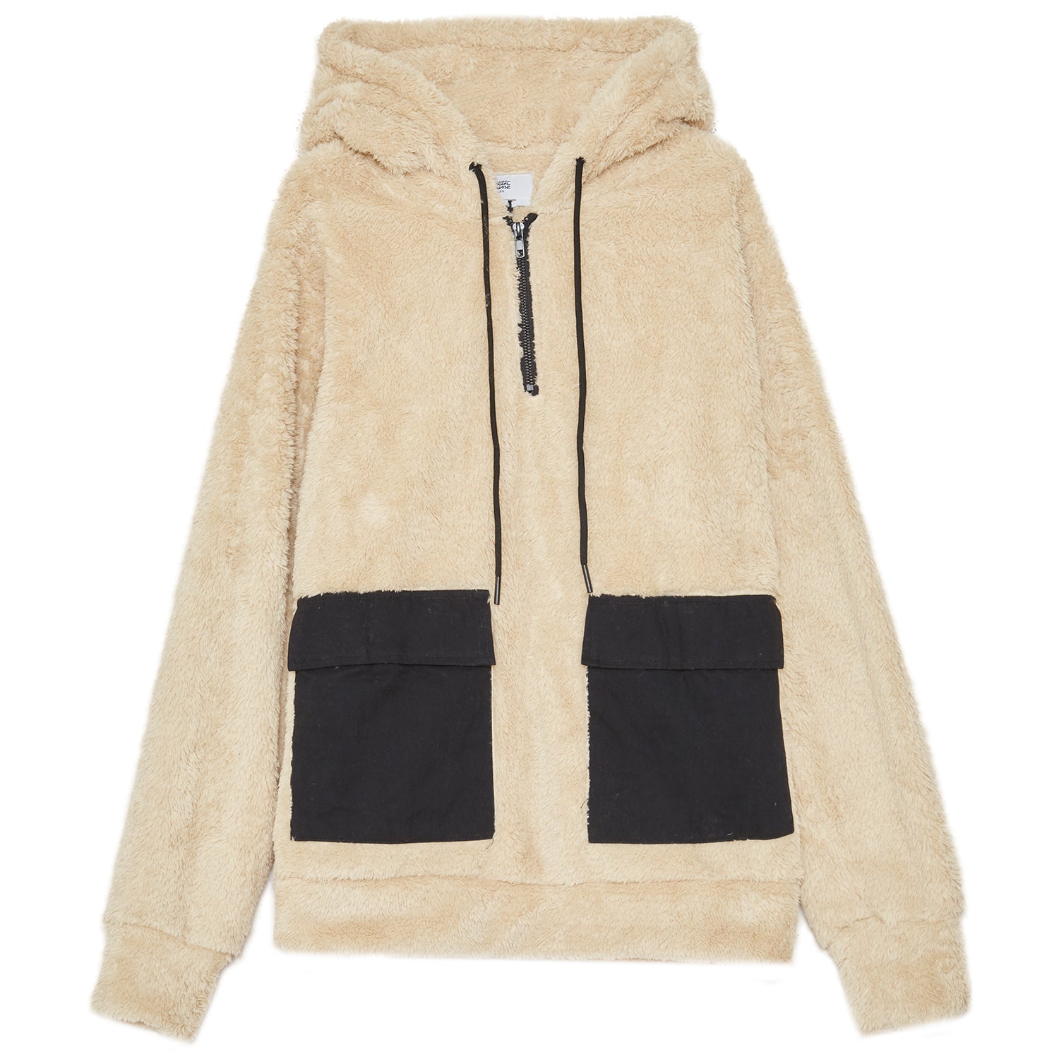 Sixth June - Sweat à capuche confort duveteux beige