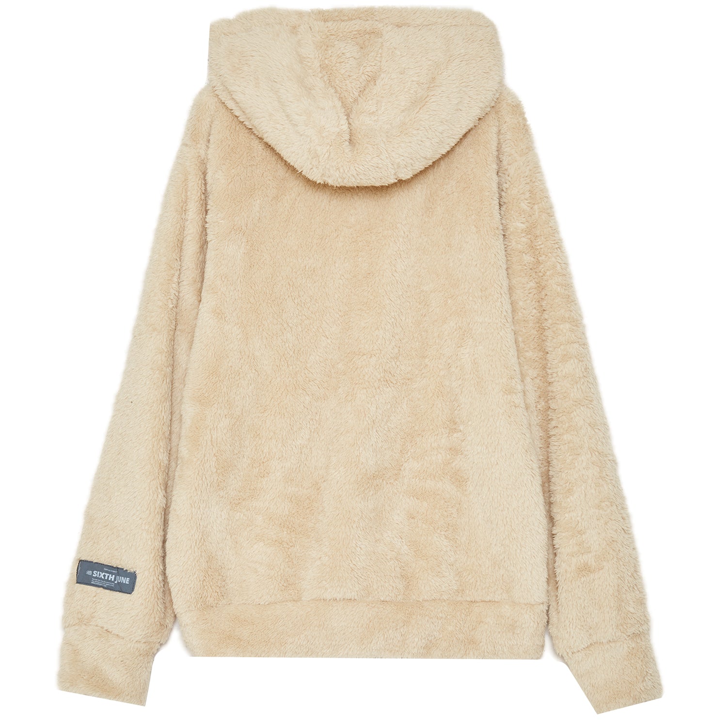 Sixth June - Sweat à capuche confort duveteux beige