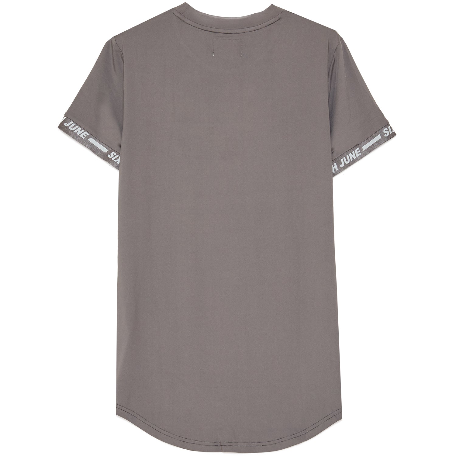 Sixth June - T-shirt maillot logo manche Gris