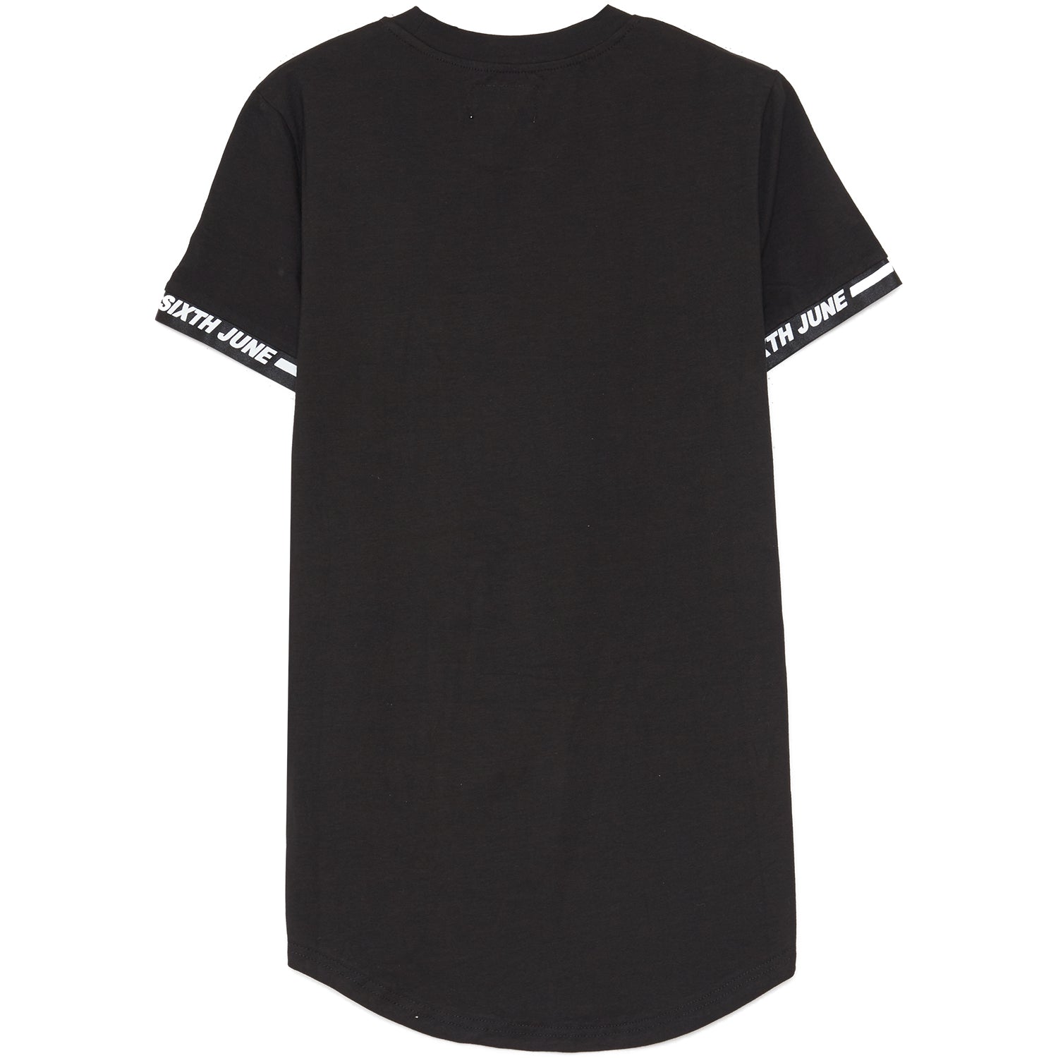 Sixth June - T-shirt iridescent logo manche noir