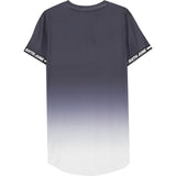 Sixth June - T-shirt maillot tie dye manche noir blanc
