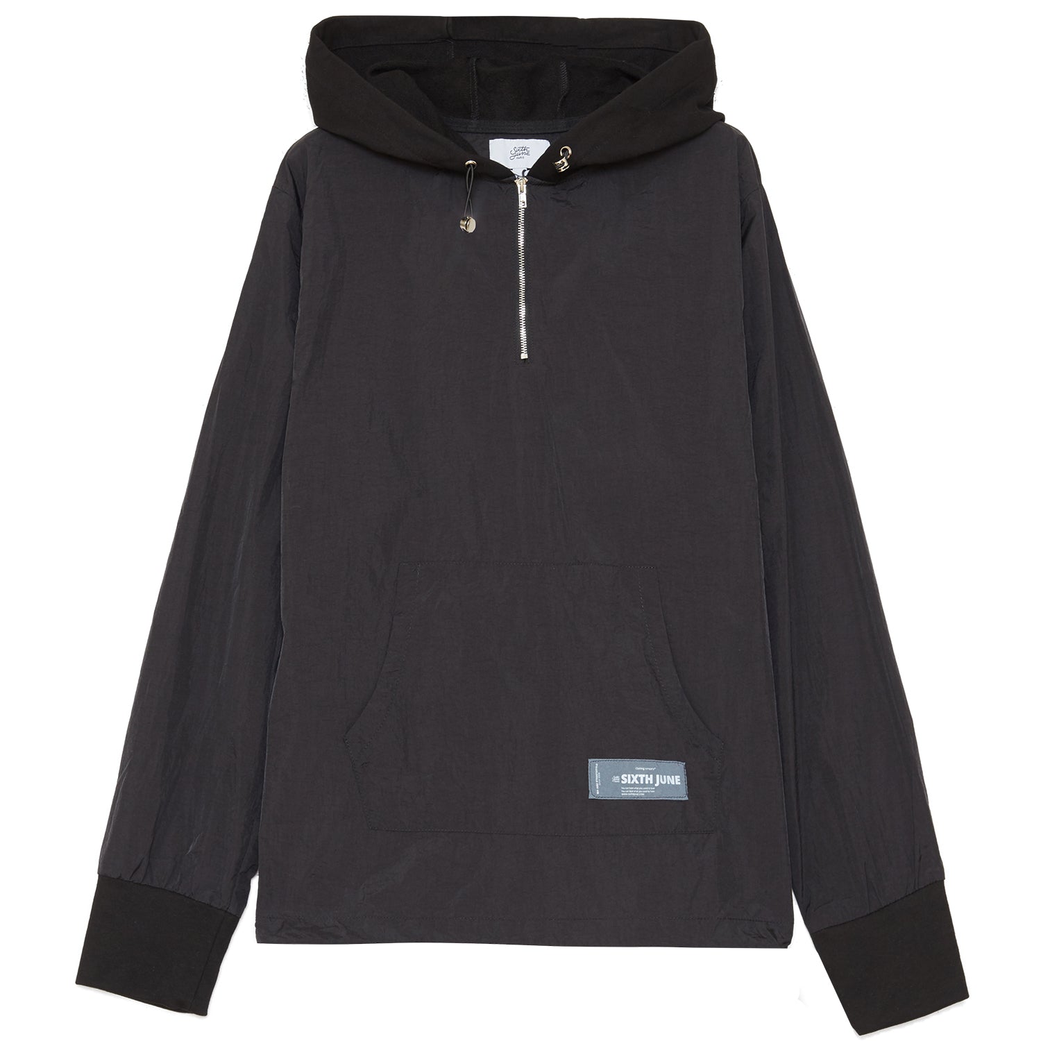 Sixth June - Sweat à capuche nylon noir