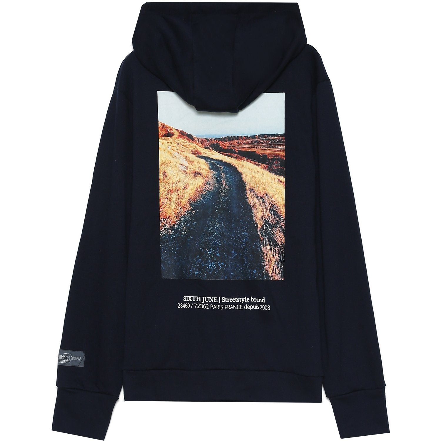 Sixth June - Sweat à capuche desert Bleu foncé