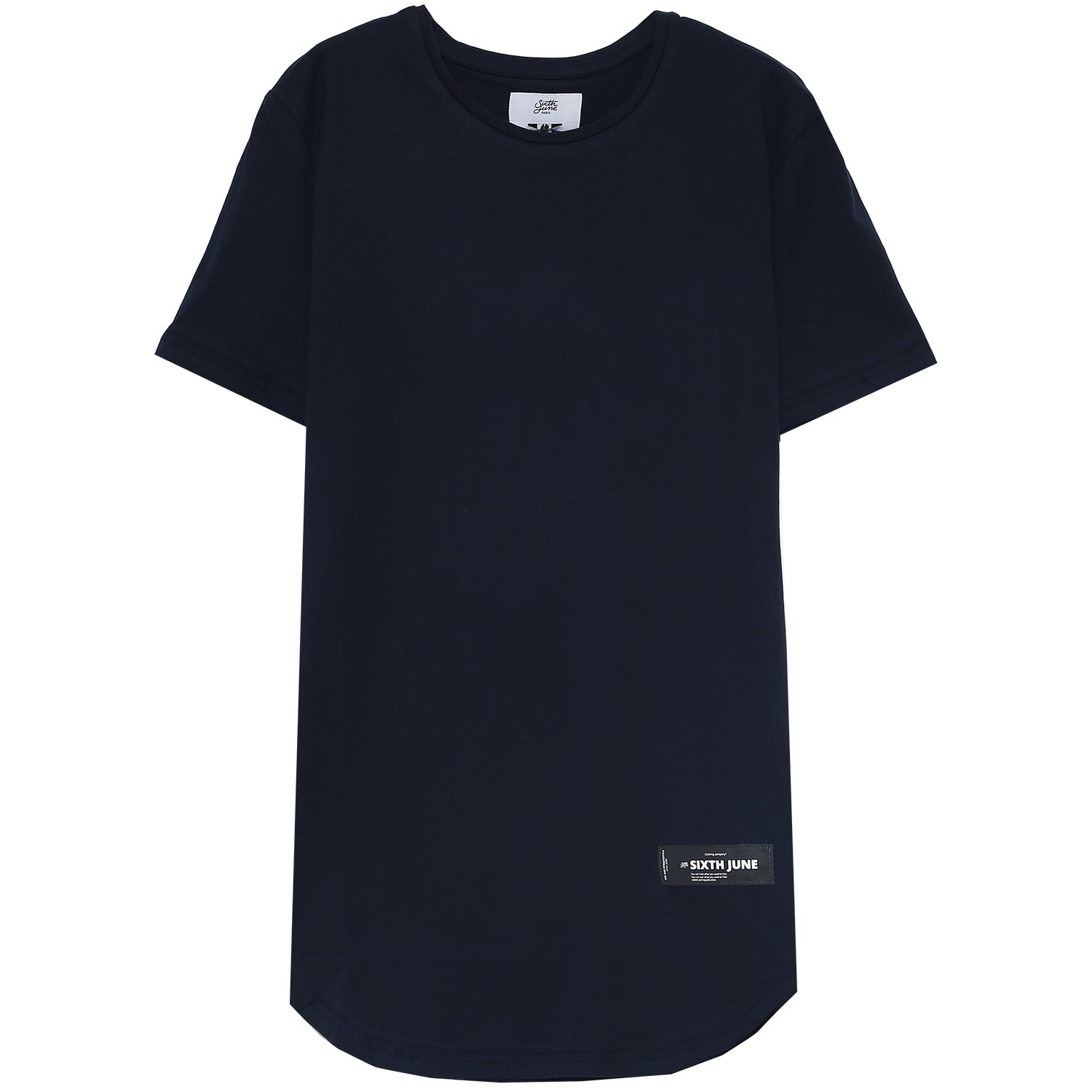 Sixth June - T-shirt basique arrondi Bleu foncé